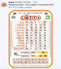 Guarda le statistiche e lasciati tentare dalle previsioni gratuite di lottoced. Estrazioni Oggi Lotto E Superenalotto I Numeri Vincenti Di Sabato 10 Novembre 2018