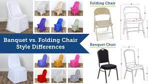 White spandex folding chair cover | stretch chair covers, wedding chair covers yourchaircovers 5 out of 5 stars (3,115) $ 3.27. Banquet Chair Covers Vs Folding Chair Covers Balsacircle Com Youtube