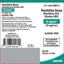 Ranitidine Syrup Ranitidine Oral Solution Usp 15 Mg Per