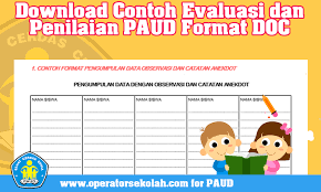 Maybe you would like to learn more about one of these? Download Contoh Evaluasi Dan Penilaian Paud Operator Sekolah