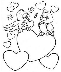 Two Cute Birds On Valentine S Day Coloring Page Download Print Online C Valentines Day Coloring Page Printable Valentines Coloring Pages Valentine Coloring
