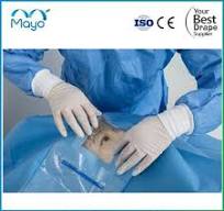 Sterile Disposable Ophthalmic Drape Surgical Eye Drape with ...
