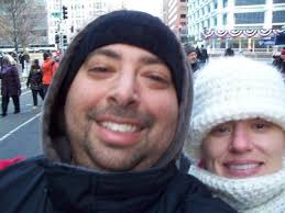 Here we are walking in 10 degree weather at dawn to watch Obama be  inaugurated, where we then stood outside in 20 degree weather for the  entire morning, along with MILLIONS of