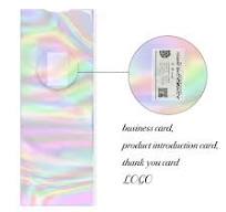 Wholesale New Luxury Colorful Dazzles Custom Logo PVC Hair ...