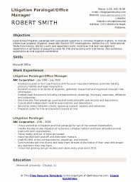 Are you looking for free trial trial templates? Litigation Paralegal Resume Samples Qwikresume