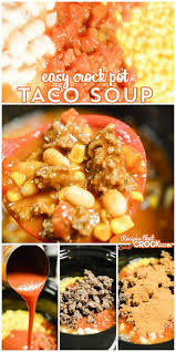 Easy Crock Pot Taco Soup Recipes That Crock Taco Soup Crock Pot Crockpot Recipes Easy Delicious Soup