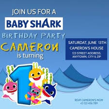 2 180 Baby Shark Customizable Design Templates Postermywall