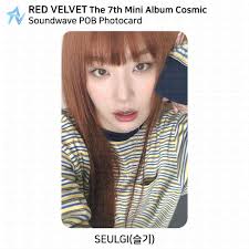 RED VELVET The 7th Mini Album Cosmic Apple Music Makestar POB Photocard  KPOP Buy cheaply