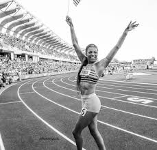 Gabby thomas wins the 200m final at the u.s. Track And Field Image