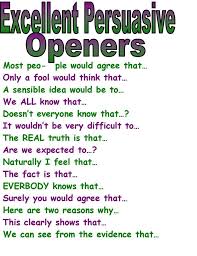 Before you can begin persuading your audience, you need to open the speech in a way that will make them want to pay. Write My Persuasive Speech