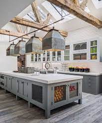 Other popular country kitchen design ideas like beaded board on the backsplash and wire mesh in the cabinet doors enhance the vintage theme. 100 Best Kitchen Design Ideas Pictures Of Country Kitchen Decor