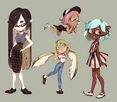 Fresh Squids Zambiie Splatoon Splatoon Fanart Splatoon Art