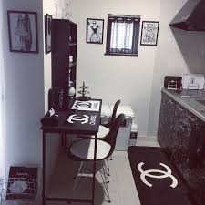 キッチン ブラックインテリア 単身赴任 シャネル部屋 diy などのインテリア実例 2017 08 07 04 58 05 roomclip ルームクリップ インテリア 収納 インテリア 実例 インテリア