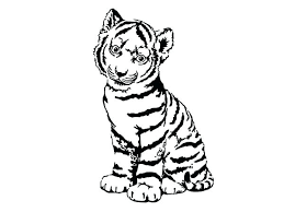 It is sure to entice your kiddo. Tiger Cub Baby Tiger Coloring Pages Novocom Top