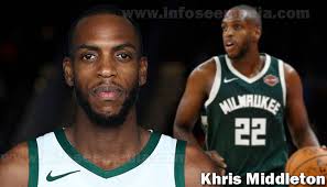 He also has a pair of dark brown color eyes. Khris Middleton Bio Family Net Worth Celebrities Infoseemedia