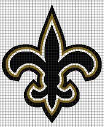 Saints cross stitch patterns from pinterest. New Orleans Saints Crochet Graphghan Pattern Chart Graph And Row By Row Written Instructions Cross Stitch Patterns Plastic Canvas Patterns Crotchet Patterns