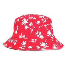 Coconut Palm Tree Bucket Hat Fishing Hat Outdoor Cap Hats For Women