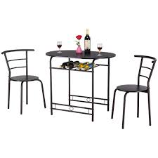 Space Saving Sleek Design Bistro Dining Kitchen Breakfast Set Lavorist Pub Furniture Dining Table Setting Kitchen Dining Room Furniture