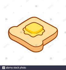 Toasts Avec Dessin De Dessin De Dessin De Dessin De Dessin Petit Dejeuner Traditionnel Tranche De Pain Beurree Illustration D Un Clip Vectoriel Isole Image Vectorielle Stock Alamy
