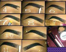 طريقة رسم الحواجب العريضة بالصور والفيديو Eye Makeup Eyebrow Makeup Tips Best Eyebrow Products