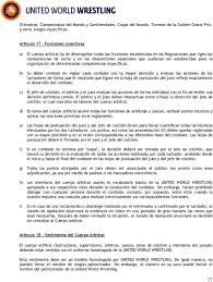 • en las funciones de lucha libre, se designarán uno o dos árbitros, uno para las luchas mano a mano y dos para las luchas de parejas o tríos. Reglamento Internacional De Lucha Lucha Grecorromana Lucha Libre Lucha Femenil Pdf Descargar Libre