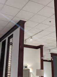 Any help would be appreciated. Sun Destroyer 999 On Twitter Behold Heavy Crown Molding Into Drop Ceiling With Track Lighting
