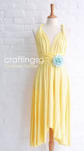 Bridesmaid Dress Infinity Dress Sunshine Yellow Knee Length Wrap Convertible Dress Wedding Dress Short Bridesmaid Dresses Infinity Dress Maxi Bridesmaid Dresses