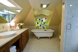 297 stained glass bathroom window products are offered for sale by suppliers on alibaba.com, of which windows accounts for 1%, doors accounts for you can also choose from swing stained glass bathroom window, as well as from 1 year, 5 years, and more than 5 years stained glass bathroom. Transformation Tuesday A Stained Glass Window Inspires A Vintage Bathroom Remodel One Week Bath