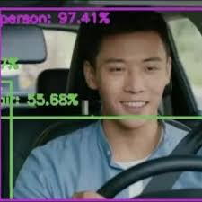 The original video's and processed video's second frame.