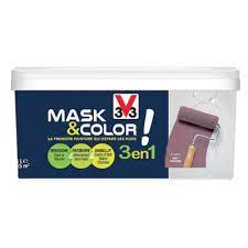 De quoi varier les plaisirs pour votre. Peinture De Renovation Multi Supports V33 Mask Color Bleu Canard Mat 2 5l Castorama