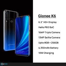Gizinfo - Gionee K6 an affordable ...