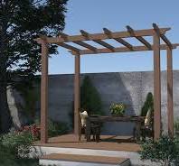 WPC Pergola | Premium Outdoor Structures | Oakio