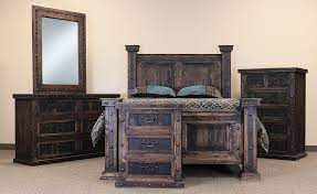 El Paso Rustic Bedroom Set Wood Bedroom Sets Rustic Bedroom Furniture Rustic King Bedroom Set