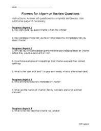 Worksheets are flowers for algernon by daniel keyes, j5, flowers for algernon progris riport 1 martch, teachers pet publications, unit flowers for daniel keyes, flowers for algernon essential questions, flowers for algernon pdf. Flowers For Algernon Worksheets Teaching Resources Tpt