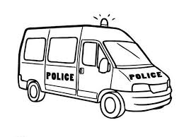 40+ van coloring pages for printing and coloring. Police Car Van Type Coloring Page Color Luna