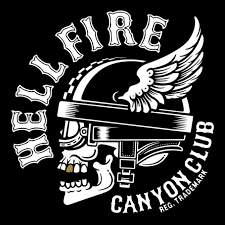 Zach Shuta For Hellfire Canyon Club Skull Logo Biker Logo Love Machine