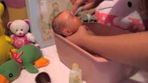 Silicone bristles help to relax your baby while washing their body. How To Bathe Your Silicone Baby Youtube