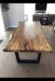Live Edge Dining Table Made To Order Etsy In 2020 Live Edge Table Dining Rooms Live Edge Dining Table Slab Dining Room Table