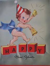 Creative Breathing Vintage Happy New Year Vintage Holiday Cards New Year Greeting Cards