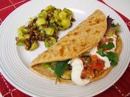 Hugh made some great grilled peppers the other night, which led to inspiration for a good sauce. Fish Tacos And Brussels Sprout Slaw Kitchenella