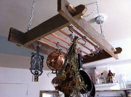 Wood and iron yoke hanging pot rack by park designs. This Item Is Unavailable Etsy Reclaimed Barn Wood Barn Wood Barnwood Furniture