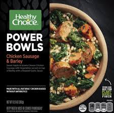 Easy recipe for chicken, apple and smoked gouda salad. Healthy Choice Power Bowls Chicken Sausage Barley Frozen Meal 9 25 Oz Smith S Food And Drug