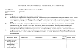 Silabus pendidikan agama islam dan budi pekerti kelas 10, kelas 11 dan kelas 12,silabus matematika wajib kelas 10, kelas 11 dan kelas 12,silabus matematika peminatan kelas 10, kelas 11 dan kelas. Doc Silabus Penjaskes Smk Xii 1 Elis Fitri Muthyajihan Academia Edu