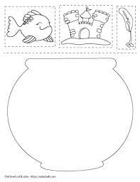 Here is the templates of the fish bowl on a full page and 2 on a full page. Free Printable Fish Bowl Templates The Artisan Life