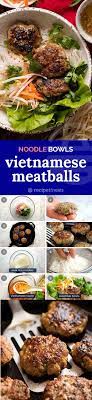 Bun Cha Vietnamese Meatballs Recipe Asian Recipes Recipes Pork Recipes