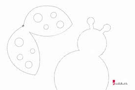 Marienkafer Vorlage In 2020 Basteln Mit Senioren Marienkafer Basteln Vorlagen