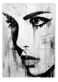 1920x1080 minimalism, black background, fingerprints, white, abstract, hand, fingers, monochrome, handprints wallpapers hd / desktop and mobile backgrounds. Art Girl Face Painting Drawing Novocom Top