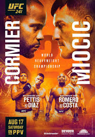 The ufc 259 poster is out for next month's event that features three title fights. Ufc 241 Poster Drops For Cormier Vs Miocic 2 On Aug 17 In Anaheim Mmamania Com