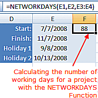 Daca vreti sa calculati numarul de zile dintre o anumita data si ziua curenta, folositi: Contele Zile Intre DouÄ Date In Excel