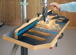 Woodworking Drill Press Table Woodworking Project Woodsmith Plans In 2020 Woodworking Drill Press Drill Press Table Drill Press